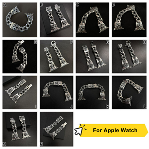 Correa de Reloj de Cuproníquel Win-Win para Apple Watch, Correa Retro Punk Moderna y Personalizada para Hombre y Mujer - Product Image 2