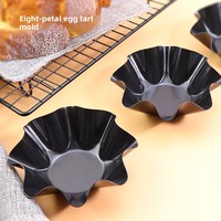 Moule à gâteau antiadhésif en acier au carbone pour Noël, mariages et fêtes, idéal pour cupcakes et tartes aux œufs, parfait pour les voyages culinaires