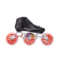 Patins à roulettes professionnels entièrement en carbone, semelle extérieure en carbone à 2 couches, légers, confortables, roues plates, compétition adulte WARRUN