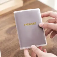 Buri clear passport cover case holder