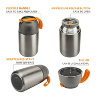 Liitokara — boîte à Lunch, étiquette privée, flacon à aliments, en acier inoxydable, vide, pot à Lunch