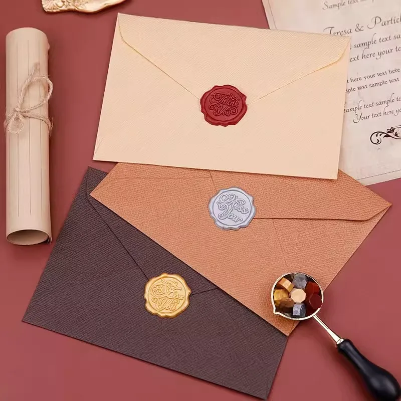 Adesivi per matrimonio con sigillo di cera