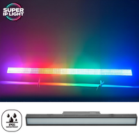 Barres de lumière stroboscopiques LED RGB WA étanches IP65 pour scène, projecteurs à effet wash extérieur avec contrôle DMX RDM, raccordement sans coupure