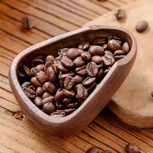 Bandejas dosificadoras de café de madera maciza de nogal, palas para granos, separador de té, utensilios de cocina para espresso - Product Image 2