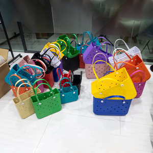 Bolsa de Playa de Goma Personalizada de Verano, Bolsos de Mano de Goma de Silicona <span class=keywords><strong>Eva</strong></span> Impermeables, Bolsa con Logotipo Personalizado - Product Image 4