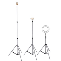 Trépied professionnel réglable de 1,6 m pour projecteur, support de sol en métal, support de projecteur électrique, en stock