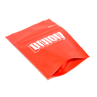 Sac en Mylar de 3.5g Emballage refermable Sac à fermeture éclair auto-scellant résistant aux odeurs Emballage en plastique Sac en feuille d'aluminium