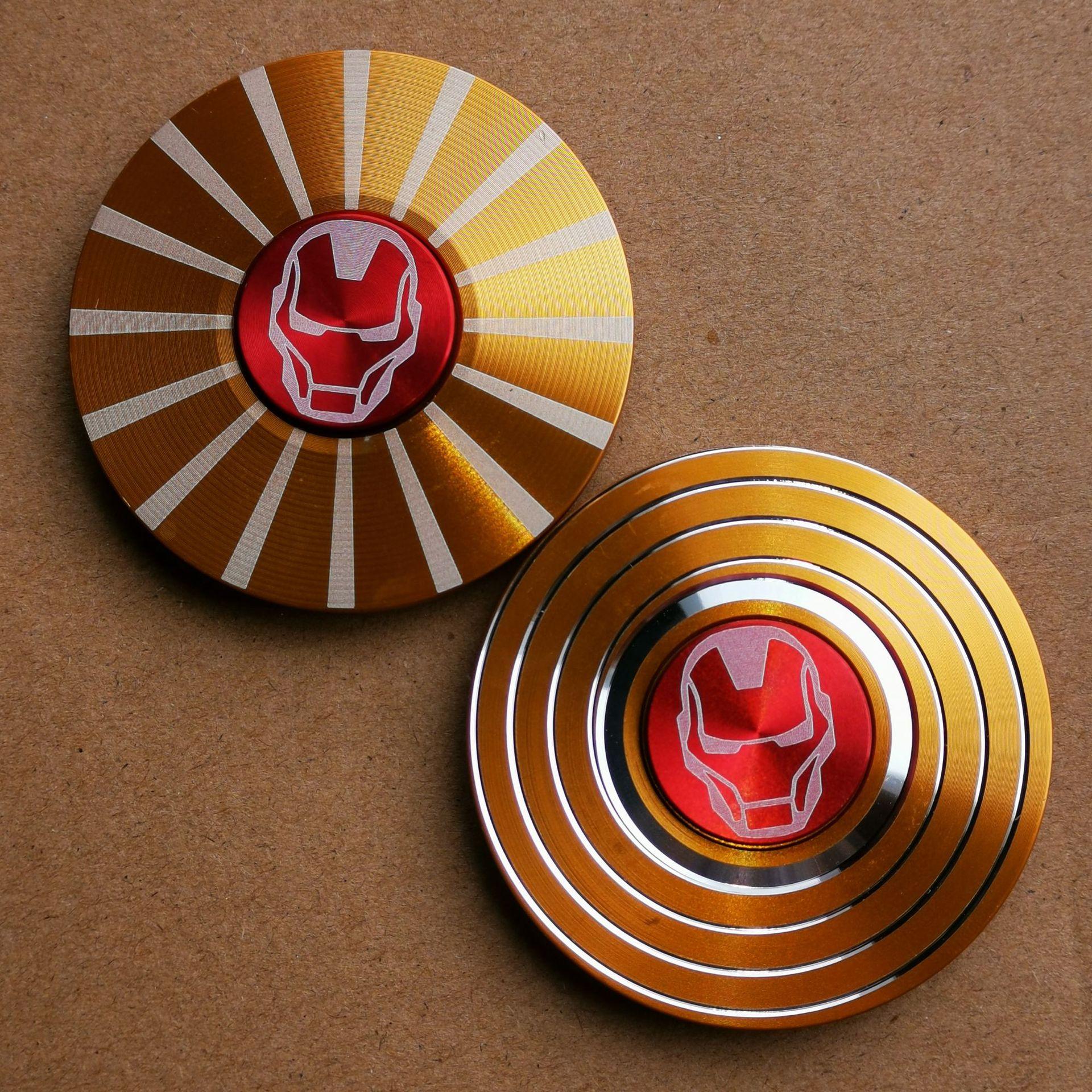 Оптовая продажа, Спиннер, металлические тройные Спиннеры, ручной фигурный Спиннер для пальцев, игрушки для защиты от стресса, детский подарок