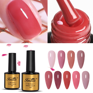 IMTITI-Gel de uñas para salón de <span class=keywords><strong>manicura</strong></span>, barniz de uñas <span class=keywords><strong>en</strong></span> <span class=keywords><strong>tonos</strong></span> Nude rosa, pigmento orgánico sin olor, esmalte Uv - Product Image 3