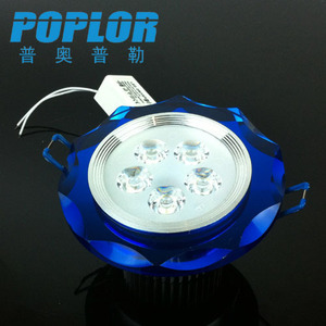 Poplor 5W Led <b>Ceiling</b> <b>Light</b> Aluminum Recessed Cold White Modern Design - Product Image 1