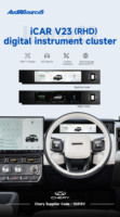 Audiosources RHD Private Car LCD Instrument Digital Cluster untuk Chery Icar V23 Bahasa Thailand dengan TPMS dan Pengukur Kecepatan.