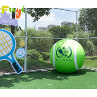 Promotion extérieure Raquette de tennis gonflable géante Modèle Marques Promotion Tennis gonflable de haute qualité à vendre