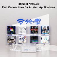 Mini PC para Gaming Maxtang con Intel Core i5 i7, Totalmente Ensamblado con Tarjeta Gráfica, 12 Núcleos, DDR5, para Negocios y Educación