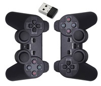 Gamepad USB inalámbrico de doble mango 2,4G con Joystick de motor de vibración para TV ordenador Android Xbox Mobile PS3 PS2 Control