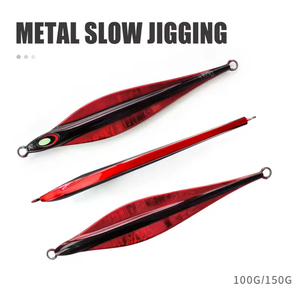 100g 150g Vertical pesca Jig señuelos luminoso paso lento <span class=keywords><strong>Jigging</strong></span> mar Metal Jig Señuelos de Pesca artificiales cebo - Product Image 4