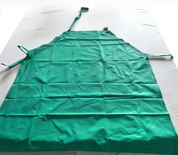 Tablier de cuisine sans manches en jean et PVC réutilisable avec logo personnalisé pour enfants - Design personnalisable