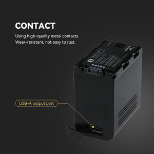 <span class=keywords><strong>JVC</strong></span> SSL-JVC70U GY-HM650 GY-HM600 GY-LS300 GY-HM200 용 FB 7850mAh 리튬 이온 DV 디지털 비디오 카메라 배터리 - Product Image 6