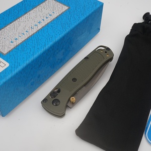 Venta al por mayor de fábrica, cuchillo BUGOUT 533 personalizado OEM con hoja S30V de punta caída, adecuado para cuchillos de bolsillo tácticos para camping. - Product Image 5