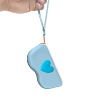 Étui à lunettes en silicone rigide en forme de cœur, sac de rangement portable pour lunettes de soleil, stock d'usine