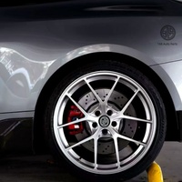 168 Ruedas Monobloque Forjadas Personalizadas de 19 20 21 22 Pulgadas 6061-T6 5x130 5x112 5x114.3 para Tesla Model 3 Porsche 911 BMW G30 G80