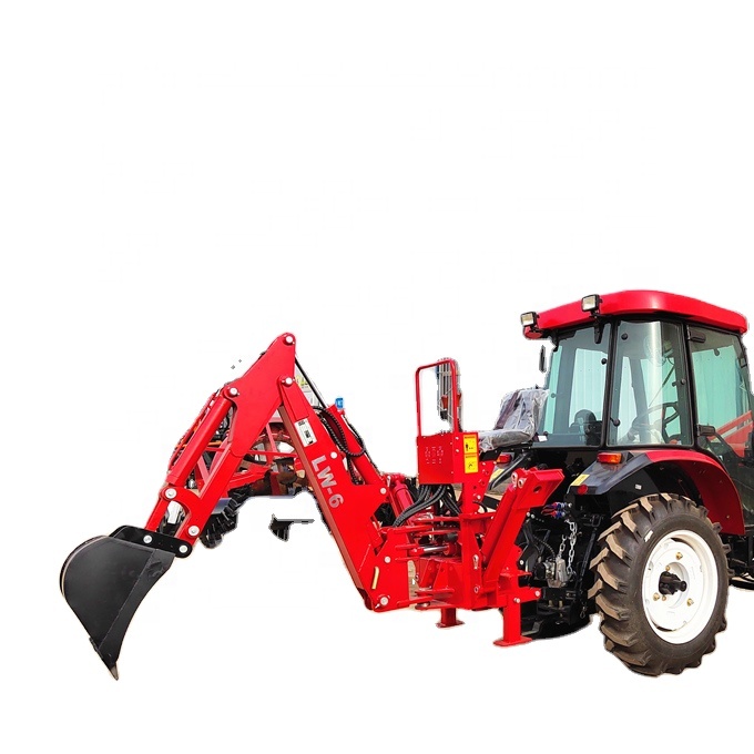 Трактор lovol, тягач dongfeng, буксируемая экскаваторная техника