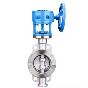 الأكثر مبيعًا صمام فراشة بخار صلب بدرجة حرارة عالية من الفولاذ المقاوم للصدأ ثلاثي من الفولاذ المقاوم للصدأ - Product Image 1