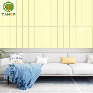 Papel tapiz con diseño de banheiro, papel tapiz a rayas, decoración del hogar, pegatinas de <span class=keywords><strong>pared</strong></span> de espuma 3d - Product Image 3