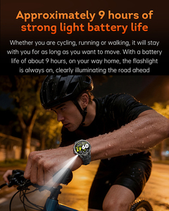 Reloj Inteligente para Exteriores KT92 con Linterna Potente, Resistente al Agua 3ATM, Más de 90 Modos Deportivos, Llamadas en Tiempo Real, Reloj Inteligente con <span class=keywords><strong>Asistente</strong></span> de Voz con IA - Product Image 3