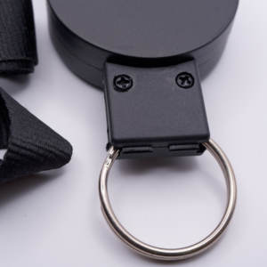 Haute qualité multi-usages rétractable 304 acier inoxydable léger porte-Badge bobine porte-clés lanière pour les événements de bureau - Product Image 2