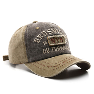 Cappellino da Baseball in poliestere regolabile Unisex all'ingrosso con Logo ricamato personalizzato a 6 pannelli cappelli da Baseball - Product Image 5