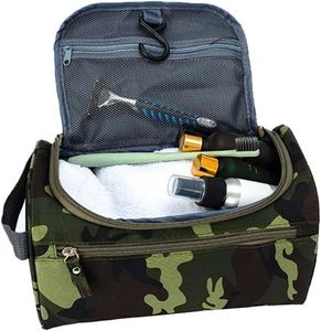 OEM Custom Fashion Towel Material Hanging for <b>Bag</b> Double Zipper Compartments Waterproof Travel Organizer - Product Image 5