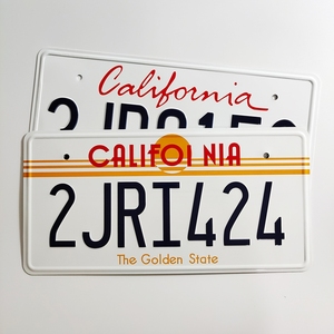 Pas de <span class=keywords><strong>plaque</strong></span> d'immatriculation <span class=keywords><strong>californienne</strong></span> fantaisie personnalisée en relief américain quantité minimale de commande - Product Image 1