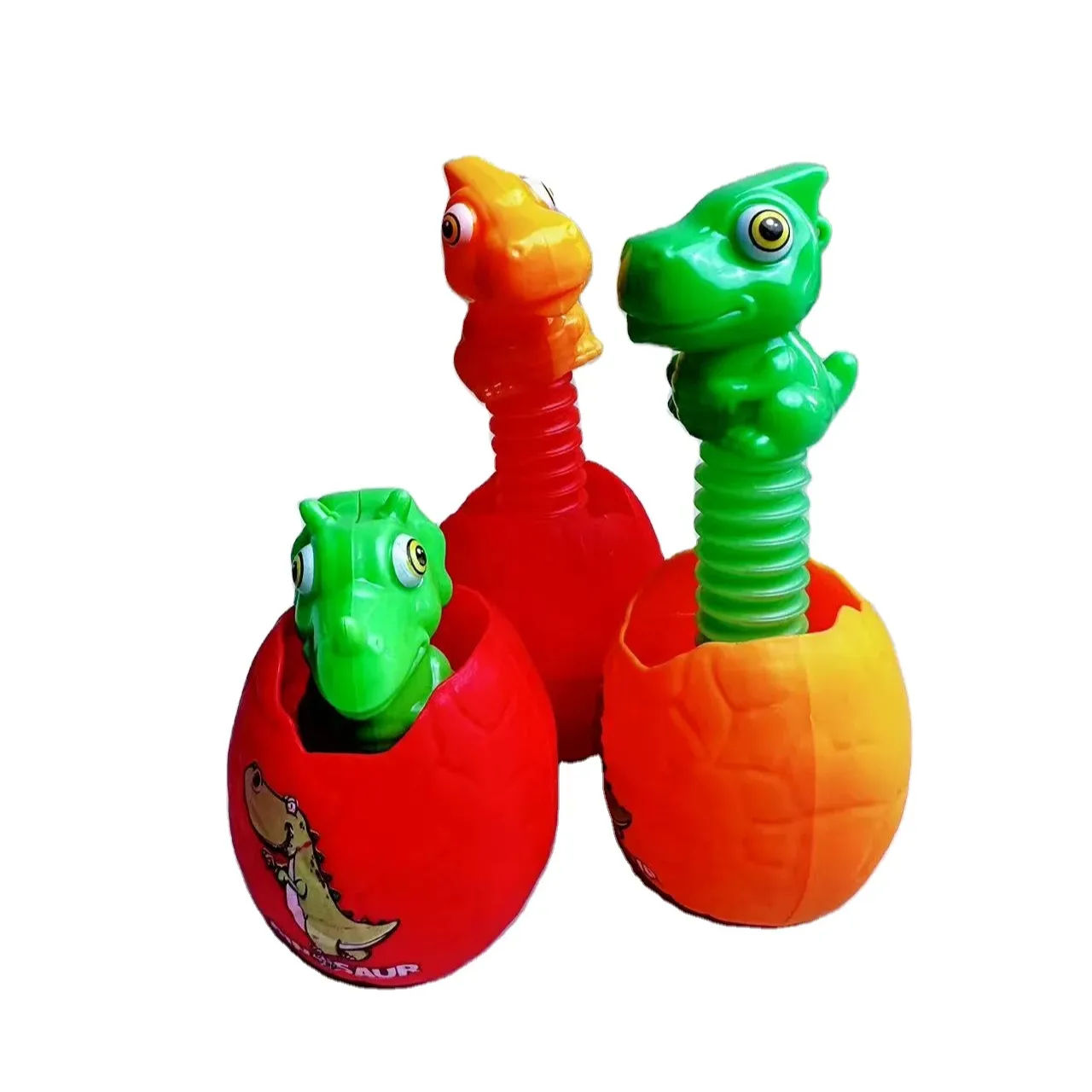 strange decompression variable telescopic shell-breaking dinosaur eggs retractable creative candy toy