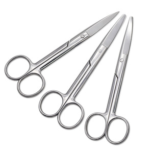 Stainless Steel Curved Tip Makeup Scissors For Eyebrow Nose Hair Trimming Beauty Grooming Tool - Product Image 3