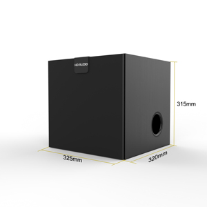 Super Bass 10 inch actieve speaker subwoofer lage frequentie SW 150Wrms uitgangsvermogen met <span class=keywords><strong>RCA</strong></span> LFE-ingang met draaiknopbediening - Product Image 1