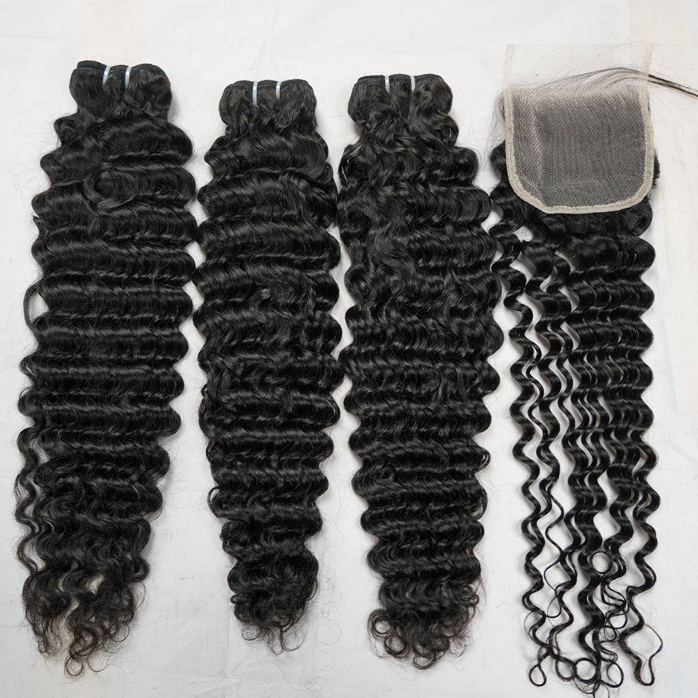 Faisceau de cheveux de vague profonde