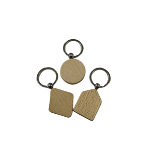RFID NFC Wooden Keychain Mini <strong>Tag</strong> Waterproof ISO Model 13.56MHz Frequency NFC Chip QR Code Communication Interface - Product Image 1