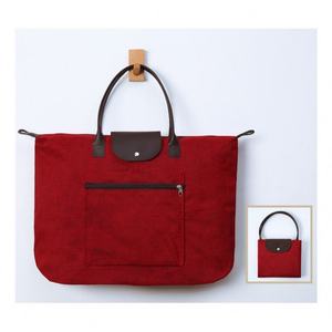 Sacs de courses pliables robustes et grands en nylon et polyester, personnalisables en usine, sacs de rangement extensibles pour l'épicerie, sacs fourre-tout pliables - Product Image 5