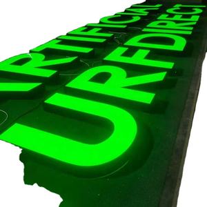 عرض خاص علامات مضيئة أكريليك خارجية بدون موك إعلانات مخصصة بإضاءة ليد علامة تجارية للتسوق - Product Image 5