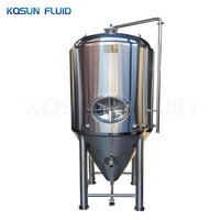 Acier inoxydable 100l 500 litres unitank cerveza vin brasserie brassage bière conique fermentador fermenteur réservoir équipement machine