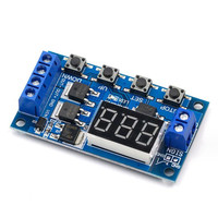 DC 5V-36V 12V 24V double MOS LED relais de temporisation numérique déclencheur Cycle minuterie retard interrupteur Circuit imprimé contrôle de synchronisation avec étui