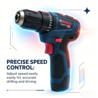 Perceuse électrique professionnelle Bosch-GSB 12V-30, visseuse sans fil, multifonctionnelle, pour la maison, tournevis, bricolage