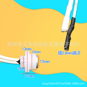 Temperature Sensor 100K <b>Wire</b> Leads <b>Electric</b> Water Heater Accessories Universal Fit - Product Image 1