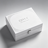 Boîte cosmétique rigide de luxe personnalisée avec logo, finition mate, emballage éco-responsable pour flacons de soins de la peau, MOQ 1000, couvercle rabattable premium, portable