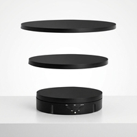 Support rotatif automatique 3 en 1, rond, 15 cm / 18 cm / 22 cm, vitesse réglable, avec télécommande.