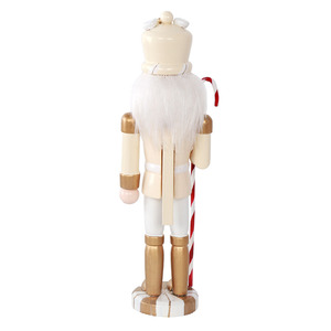 <strong>Wholesale</strong> Golden Wooden Mini Nutcracker Soldier <strong>Christmas</strong> Tabletop Ornament Home Decoration Holiday <strong>Gifts</strong> 5*5*18cm - Product Image 5