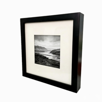Cadre 3D en bois écologique pour photos, de 4x4 à 10x10 pouces, imprimé UV, noir, pour table et mur, vente en gros