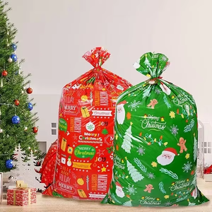 <span class=keywords><strong>ถุง</strong></span>ของขวัญซานต้าสำหรับวันเกิดของขวัญยักษ์<span class=keywords><strong>ถุง</strong></span>พลาสติกของขวัญคริสต์มาส - Product Image 3