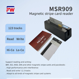 Lecteur-graveur de cartes magnétiques USB MSR909, norme IBM ISO ANSI DIN, lecteur de cartes magnétiques, mini lecteur de passeports, piste 1/2/3 - Product Image 1