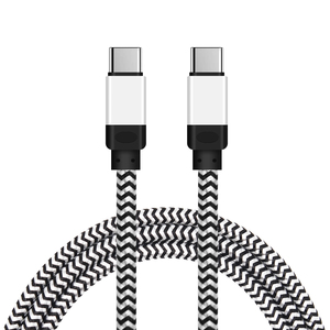DDP USA <span class=keywords><strong>1M</strong></span> 60W Cable cargador trenzado <span class=keywords><strong>USB</strong></span> C a <span class=keywords><strong>USB</strong></span> C 60W Cable de datos de carga rápida para iPhone 17 16 15 Cable <span class=keywords><strong>USB</strong></span> C multicolor - Product Image 3